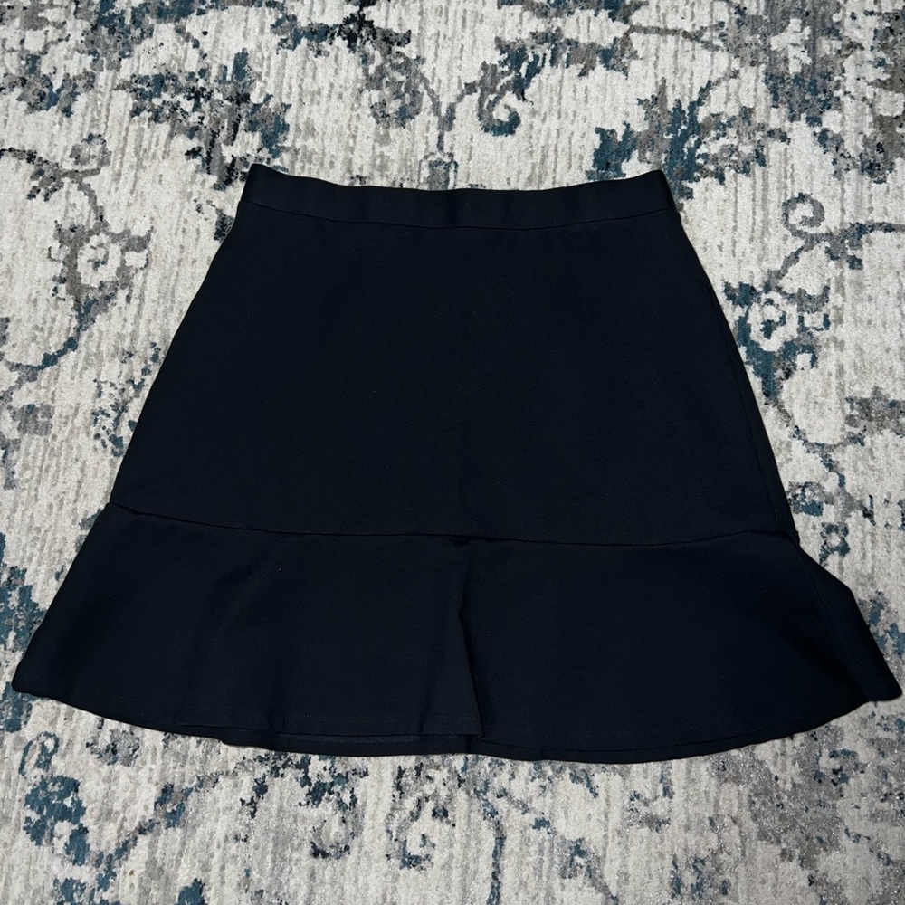LOFT Black Flowy Skirt
